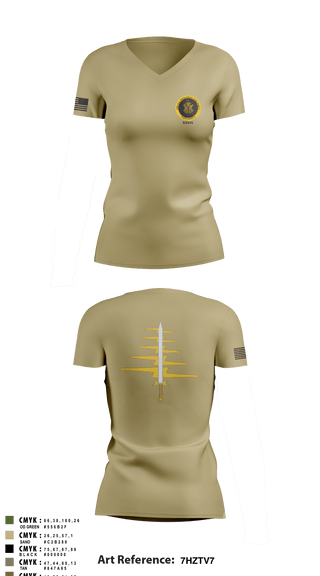Women's Short Sleeve Vneck Shirt, , Army, Teamtime, Team time, sublimation, custom sports apparel, team uniforms, spirit wear, spiritwear, sports uniforms, custom shirts, team store, custom team store, fundraiser sports, apparel fundraiser