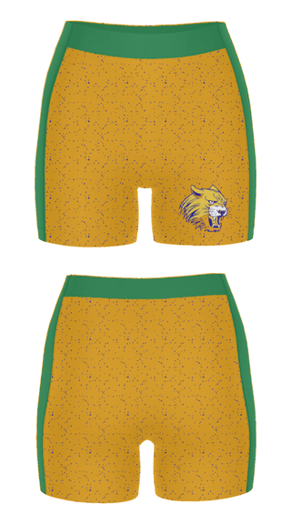 Women's Compression Shorts, Saint Paul High School Cheer, Cheer, Teamtime, Team time, sublimation, custom sports apparel, team uniforms, spirit wear, spiritwear, sports uniforms, custom shirts, team store, custom team store, fundraiser sports, apparel fundraiser
