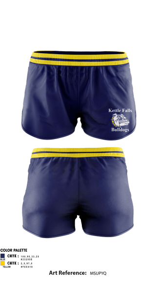 Women's Shorts, Kettle Falls High School Cheer, Cheer, Teamtime, Team time, sublimation, custom sports apparel, team uniforms, spirit wear, spiritwear, sports uniforms, custom shirts, team store, custom team store, fundraiser sports, apparel fundraiser