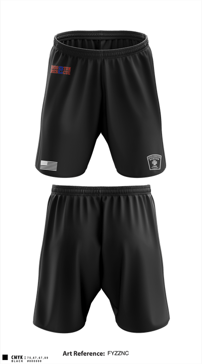 Boston Fire Department 86583184 Athletic Shorts With Pockets - 1