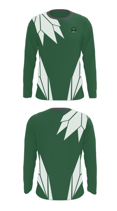Rancho Rams 15714118 Long Sleeve Performance Shirt - 25