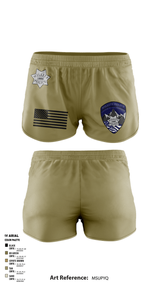 Ranger Panties, Willits Little Lake JRTF, Police, Teamtime, Team time, sublimation, custom sports apparel, team uniforms, spirit wear, spiritwear, sports uniforms, custom shirts, team store, custom team store, fundraiser sports, apparel fundraiser