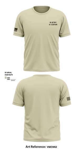 Short Sleeve Performance Shirt, B BTRY 4-133FAR, Army, Teamtime, Team time, sublimation, custom sports apparel, team uniforms, spirit wear, spiritwear, sports uniforms, custom shirts, team store, custom team store, fundraiser sports, apparel fundraiser