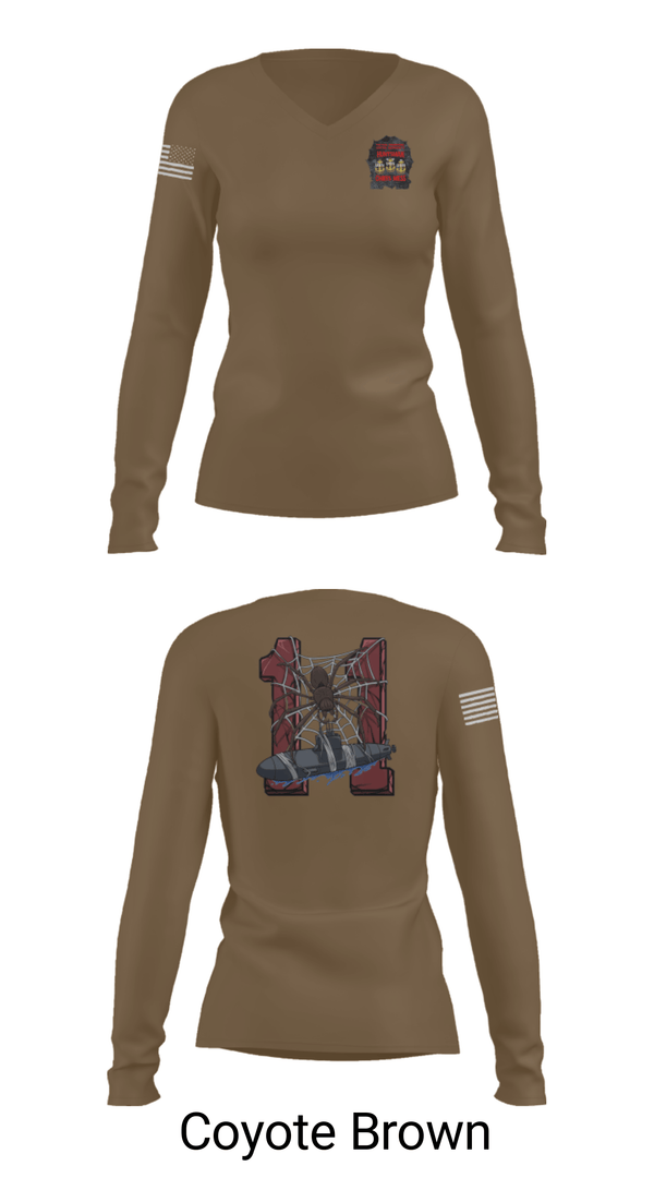 Women's Long Sleeve Vneck Shirt, , Navy, Teamtime, Team time, sublimation, custom sports apparel, team uniforms, spirit wear, spiritwear, sports uniforms, custom shirts, team store, custom team store, fundraiser sports, apparel fundraiser