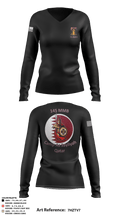 145 MMB 14990941 Women's Long Sleeve V-neck Shirt - 4