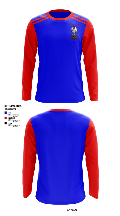 Indio High School Soccer 12859528 Long Sleeve Performance Shirt - 1