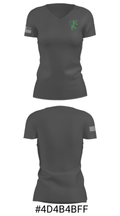 J H Rose High School Cheer 21724479 Women's Short Sleeve V-neck Shirt - 21