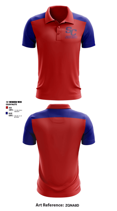 South Central High School Cheer 2672951 Short Sleeve Performance Polo - 1