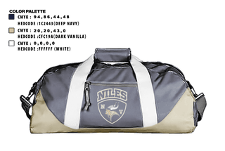 Duffle Bag, Niles High School Soccer, Men's Soccer, Teamtime, Team time, sublimation, custom sports apparel, team uniforms, spirit wear, spiritwear, sports uniforms, custom shirts, team store, custom team store, fundraiser sports, apparel fundraiser