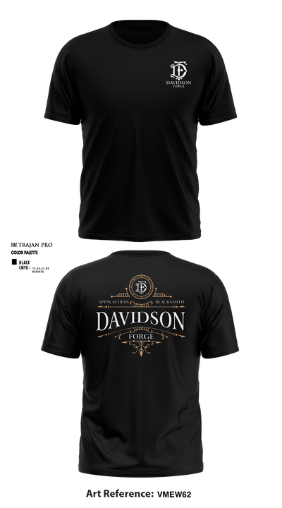 Davidson Forge 39779422 Short Sleeve Performance Shirt - 1