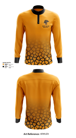 Quarter Zip Jacket, West Salem High School Basketball, Men's Basketball, Teamtime, Team time, sublimation, custom sports apparel, team uniforms, spirit wear, spiritwear, sports uniforms, custom shirts, team store, custom team store, fundraiser sports, apparel fundraiser
