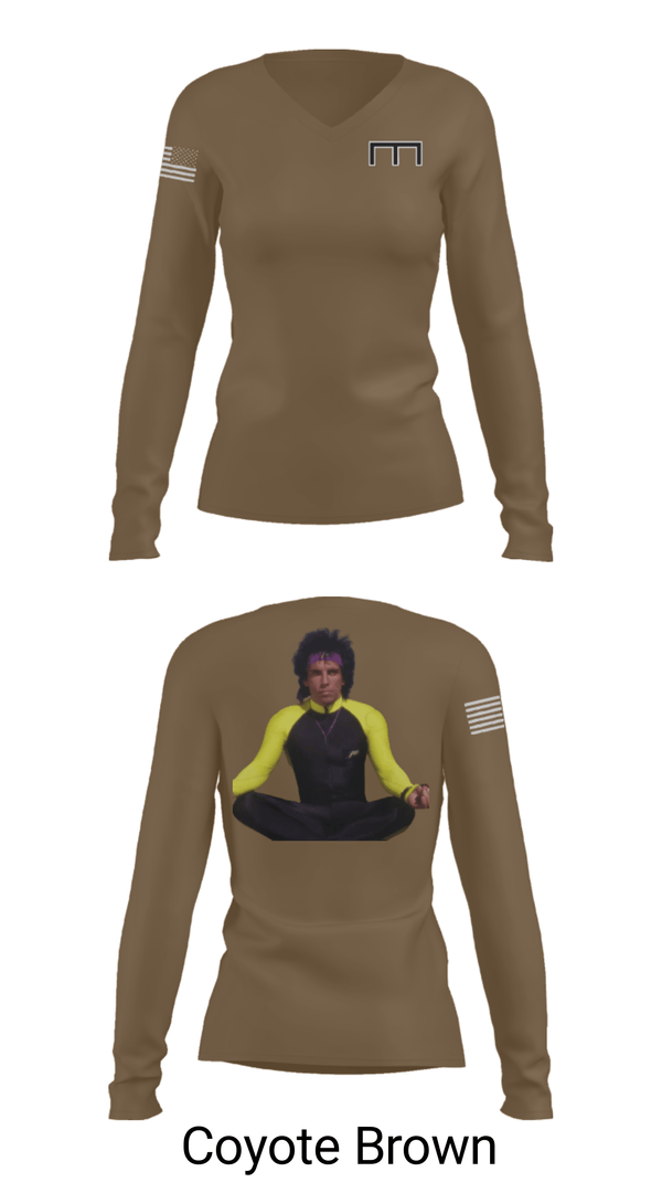 Women's Long Sleeve Vneck Shirt, , Army, Teamtime, Team time, sublimation, custom sports apparel, team uniforms, spirit wear, spiritwear, sports uniforms, custom shirts, team store, custom team store, fundraiser sports, apparel fundraiser