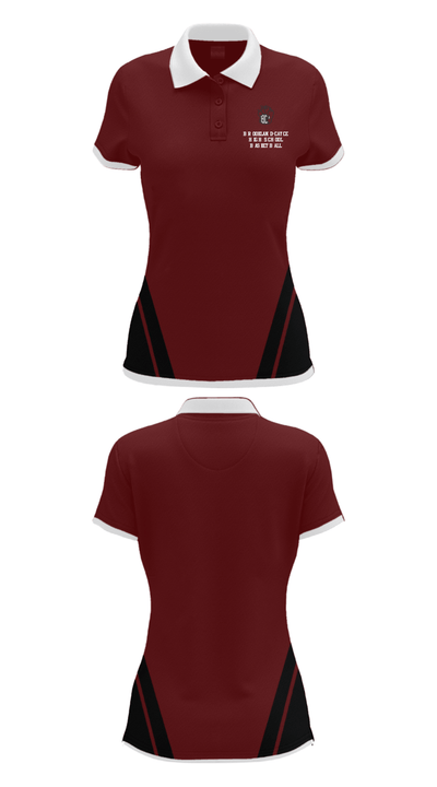 Brookland-Cayce High School Basketball 29808209 Women's Short Sleeve Performance Polo  - 28
