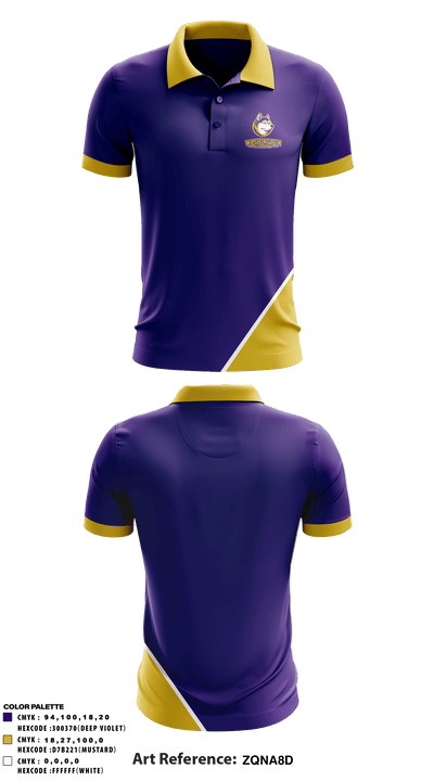 Washington Colony Middle School 55921524 Short Sleeve Performance Polo - 1