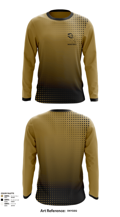 Northeast Metropolitan Regional Technical Vocational High School Basketball 39787016 Long Sleeve Performance Shirt - 1