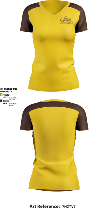 Women's Short Sleeve Vneck Shirt, Zeeland East High School Cheer, Cheer, Teamtime, Team time, sublimation, custom sports apparel, team uniforms, spirit wear, spiritwear, sports uniforms, custom shirts, team store, custom team store, fundraiser sports, apparel fundraiser