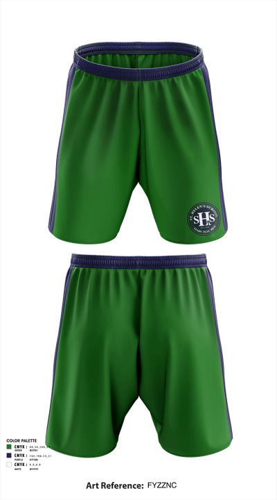 St Helens School 53240822 Athletic Shorts With Pockets - 1