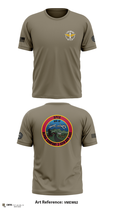 A Co, 2-13th AVN REGT 95713396 Short Sleeve Performance Shirt - 5