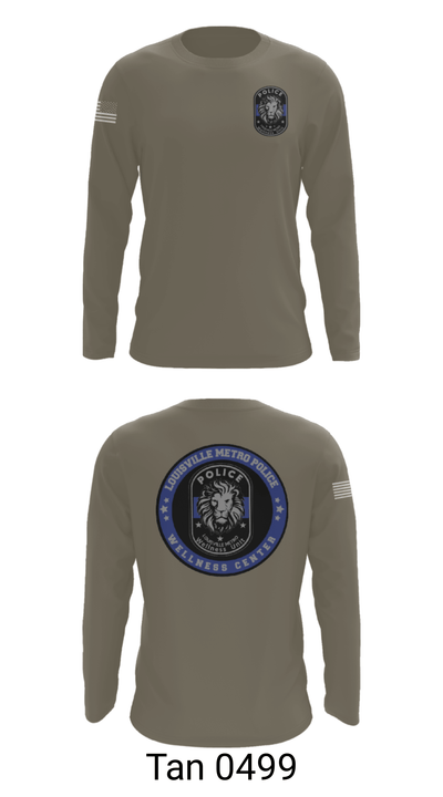 LMPD WELLNESS UNIT 57216807 Long Sleeve Performance Shirt - 35