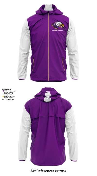 Harrisburg High School Baseball 13049822 Windbreaker - 1