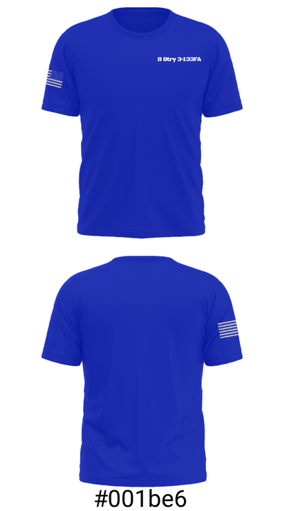 B Btry 3-133FA 40436737 Short Sleeve Performance Shirt - 31