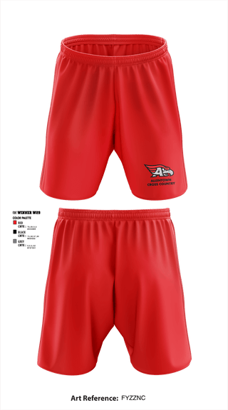 Athletic Shorts With Pockets, Allentown High School Cross Country, Cross Country, Teamtime, Team time, sublimation, custom sports apparel, team uniforms, spirit wear, spiritwear, sports uniforms, custom shirts, team store, custom team store, fundraiser sports, apparel fundraiser