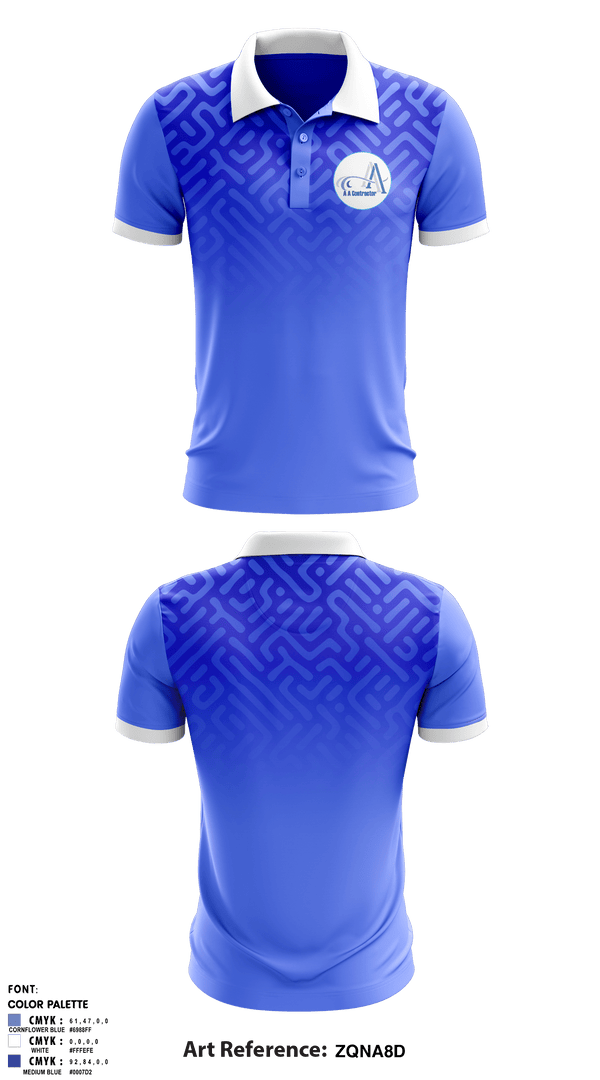 Short Sleeve Performance Polo, AA Contractor LLCAA Contractor LLC, , Teamtime, Team time, sublimation, custom sports apparel, team uniforms, spirit wear, spiritwear, sports uniforms, custom shirts, team store, custom team store, fundraiser sports, apparel fundraiser