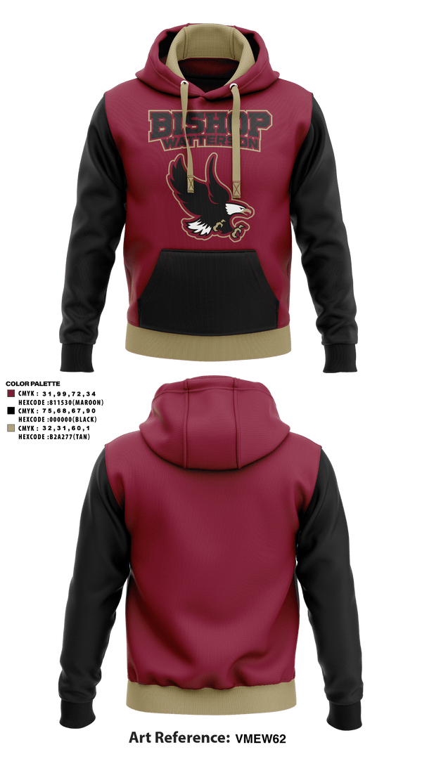 Hoodie, Bishop Watterson High School Volleyball, Women's Volleyball, Teamtime, Team time, sublimation, custom sports apparel, team uniforms, spirit wear, spiritwear, sports uniforms, custom shirts, team store, custom team store, fundraiser sports, apparel fundraiser