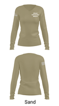 Miami University NROTC 89953071 Women's Long Sleeve V-neck Shirt - 42