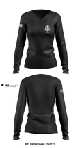 2500 TLD Women's Long Sleeve V-neck Shirt - 1