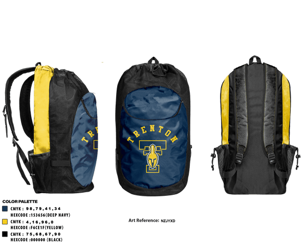 Gear Bag, Trenton high school wrestling, Wrestling, Teamtime, Team time, sublimation, custom sports apparel, team uniforms, spirit wear, spiritwear, sports uniforms, custom shirts, team store, custom team store, fundraiser sports, apparel fundraiser