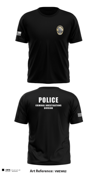 Short Sleeve Performance Shirt, POLICE CRIMINAL INVESTIGATIONS DIVISION, , Teamtime, Team time, sublimation, custom sports apparel, team uniforms, spirit wear, spiritwear, sports uniforms, custom shirts, team store, custom team store, fundraiser sports, apparel fundraiser