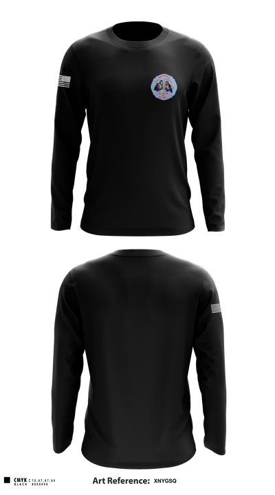 Ridgefield Fire Department 43658087 Long Sleeve Performance Shirt - 1