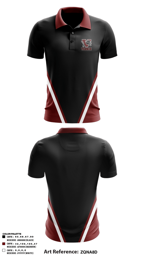 Short Sleeve Performance Polo, Vernon Middle School, Spirit Store, Teamtime, Team time, sublimation, custom sports apparel, team uniforms, spirit wear, spiritwear, sports uniforms, custom shirts, team store, custom team store, fundraiser sports, apparel fundraiser