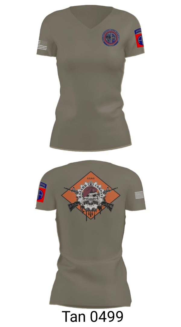 Women's Short Sleeve Vneck Shirt, , Army, Teamtime, Team time, sublimation, custom sports apparel, team uniforms, spirit wear, spiritwear, sports uniforms, custom shirts, team store, custom team store, fundraiser sports, apparel fundraiser