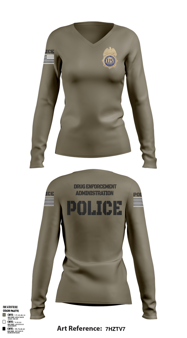 Women's Long Sleeve Vneck Shirt, , Police, Teamtime, Team time, sublimation, custom sports apparel, team uniforms, spirit wear, spiritwear, sports uniforms, custom shirts, team store, custom team store, fundraiser sports, apparel fundraiser
