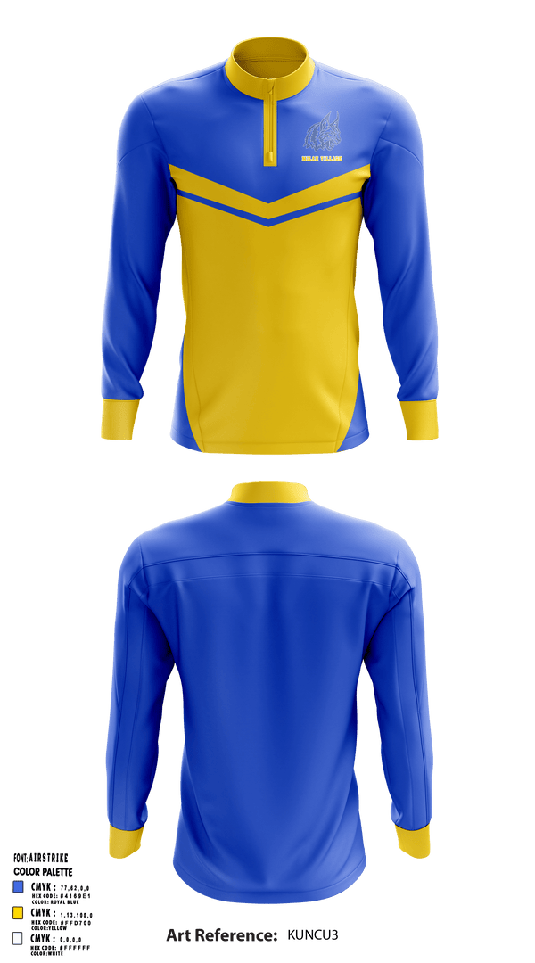 Quarter Zip Jacket, Milan Village Elementary School, Spirit Store, Teamtime, Team time, sublimation, custom sports apparel, team uniforms, spirit wear, spiritwear, sports uniforms, custom shirts, team store, custom team store, fundraiser sports, apparel fundraiser