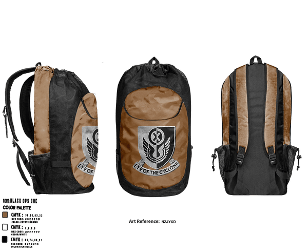 Gear Bag, 1438th CTC, National Guard, Teamtime, Team time, sublimation, custom sports apparel, team uniforms, spirit wear, spiritwear, sports uniforms, custom shirts, team store, custom team store, fundraiser sports, apparel fundraiser