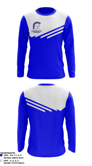 Long Sleeve Performance Shirt, Petaluma High School Cross Country, Cross Country, Teamtime, Team time, sublimation, custom sports apparel, team uniforms, spirit wear, spiritwear, sports uniforms, custom shirts, team store, custom team store, fundraiser sports, apparel fundraiser