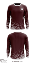 Pleasantville High School Swimming 40758778 Long Sleeve Performance Shirt - 1