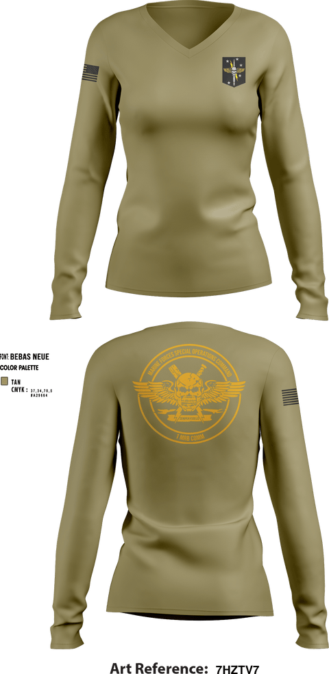 Women's Long Sleeve Vneck Shirt, , Marines, Teamtime, Team time, sublimation, custom sports apparel, team uniforms, spirit wear, spiritwear, sports uniforms, custom shirts, team store, custom team store, fundraiser sports, apparel fundraiser