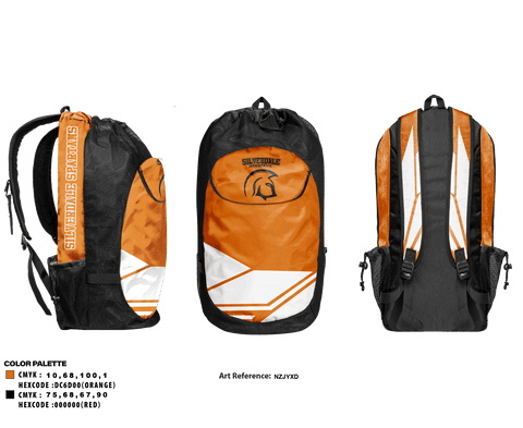 Gear Bag, Silverdale Spartans, Men's Basketball, Teamtime, Team time, sublimation, custom sports apparel, team uniforms, spirit wear, spiritwear, sports uniforms, custom shirts, team store, custom team store, fundraiser sports, apparel fundraiser