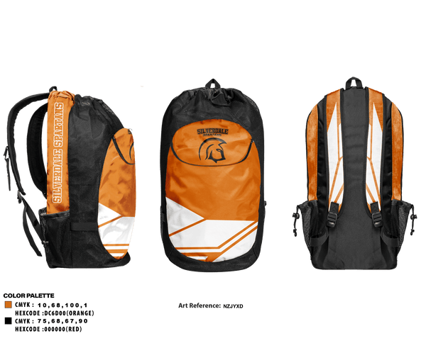 Gear Bag, Silverdale Spartans, Men's Basketball, Teamtime, Team time, sublimation, custom sports apparel, team uniforms, spirit wear, spiritwear, sports uniforms, custom shirts, team store, custom team store, fundraiser sports, apparel fundraiser