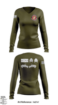 MOTOR T MECHANIC 57214201 Women's Long Sleeve V-neck Shirt - 1