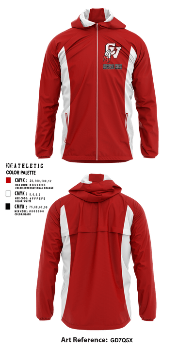 Chippewa Valley High School Cheer 82434934 Windbreaker - 1