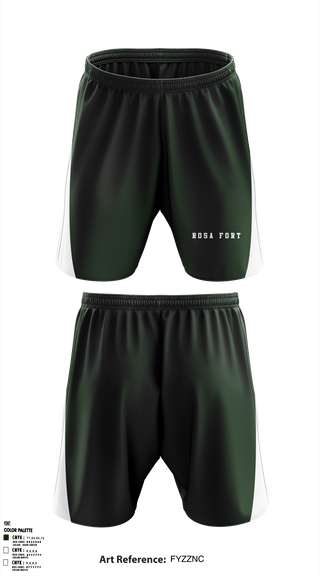 Athletic Shorts With Pockets, Rosa Fort High School, Spirit Store, Teamtime, Team time, sublimation, custom sports apparel, team uniforms, spirit wear, spiritwear, sports uniforms, custom shirts, team store, custom team store, fundraiser sports, apparel fundraiser