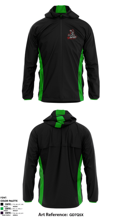 Raptors 58384284 Windbreaker - 1