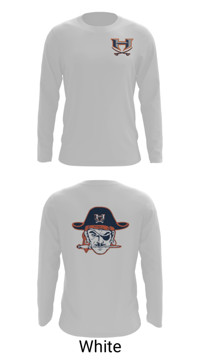 Habersham Central High School Cross Country 1890251 Long Sleeve Performance Shirt - 16