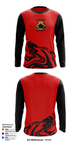 Long Sleeve Performance Shirt, CandC security, , Teamtime, Team time, sublimation, custom sports apparel, team uniforms, spirit wear, spiritwear, sports uniforms, custom shirts, team store, custom team store, fundraiser sports, apparel fundraiser
