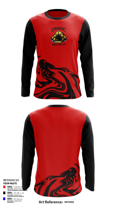 CandC security 51982823 Long Sleeve Performance Shirt - 1